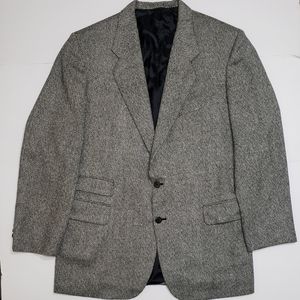 Vintage Tom James Saville Row 44R Tweed Sport Coat